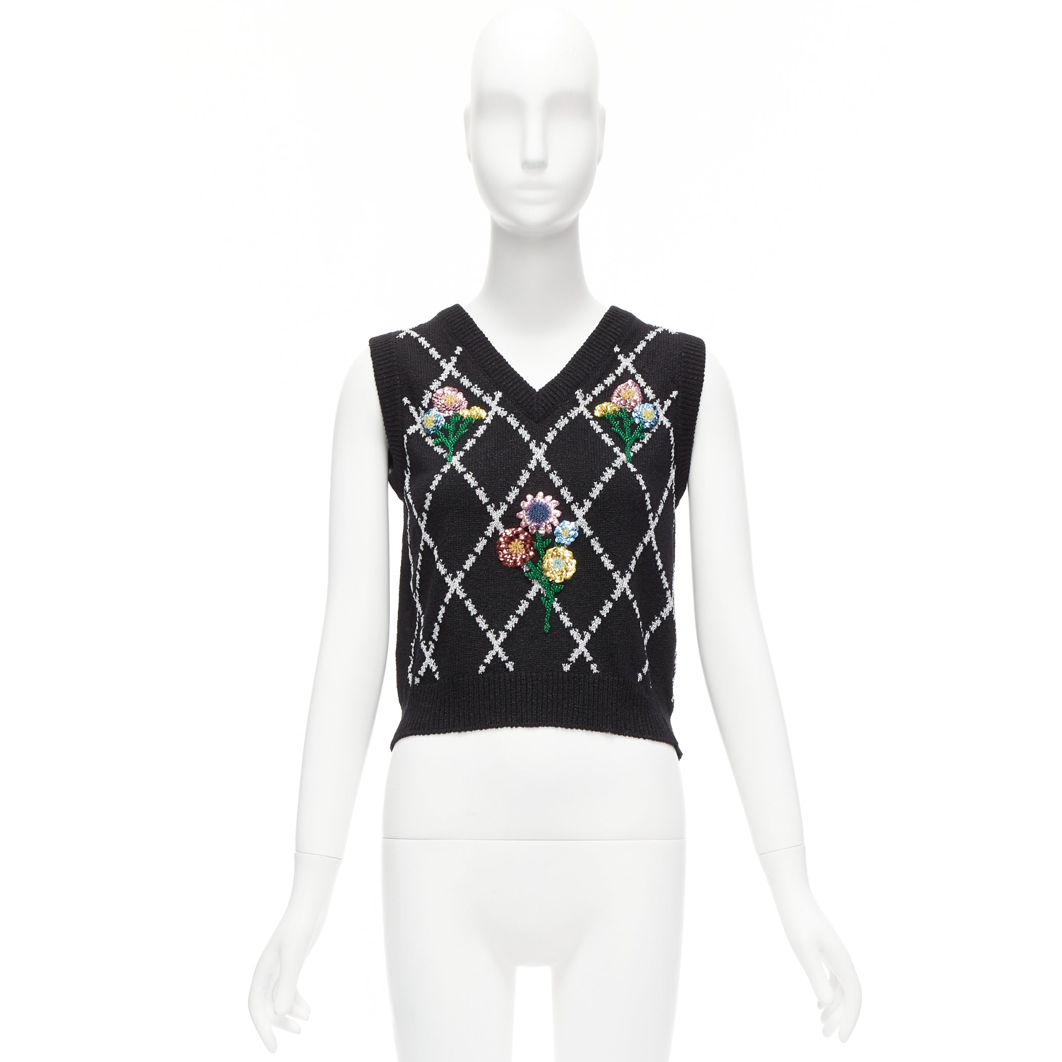 Gucci Argyle Sweater Vest - Image 11