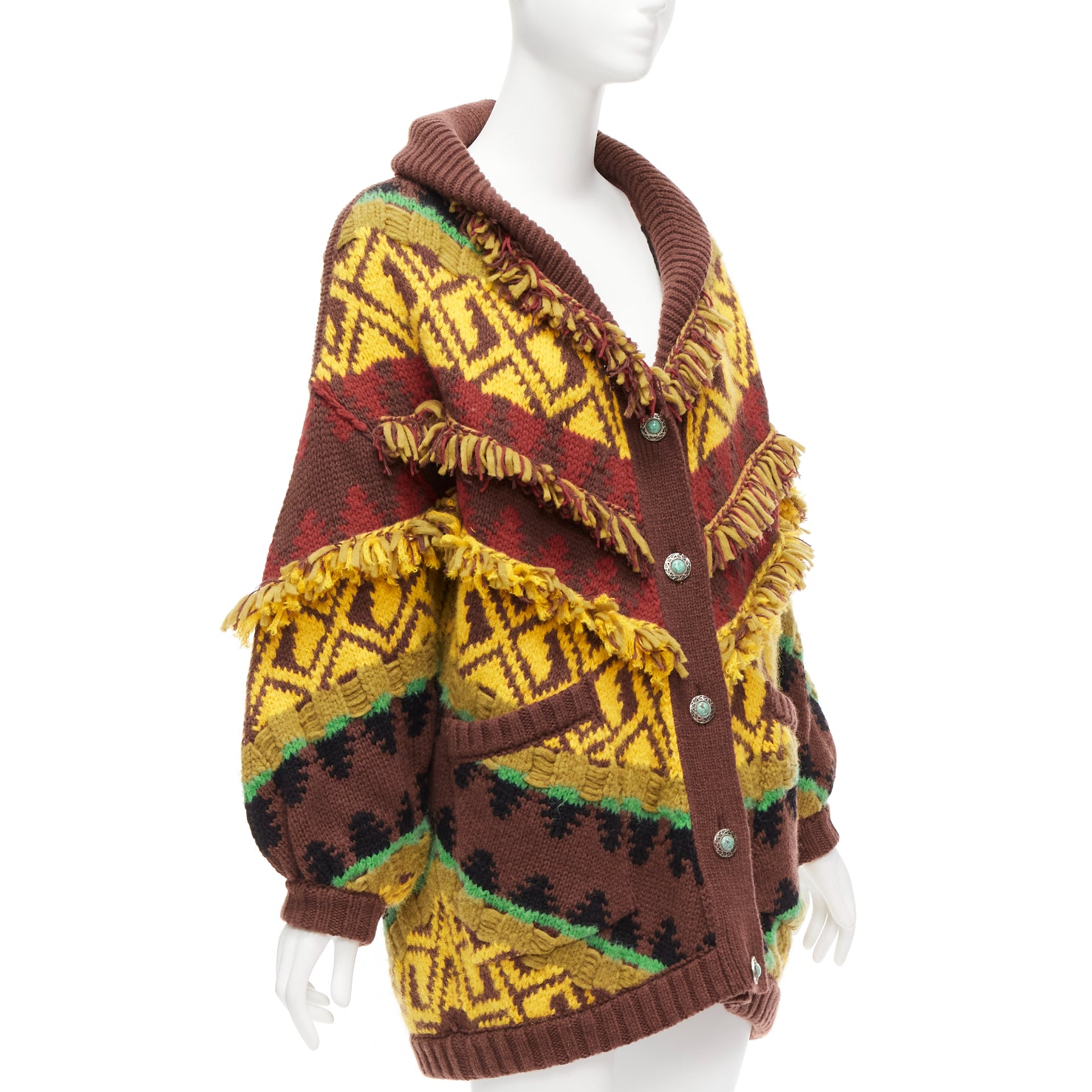 Etro Fringe Jacquard Cardigan - Image 6