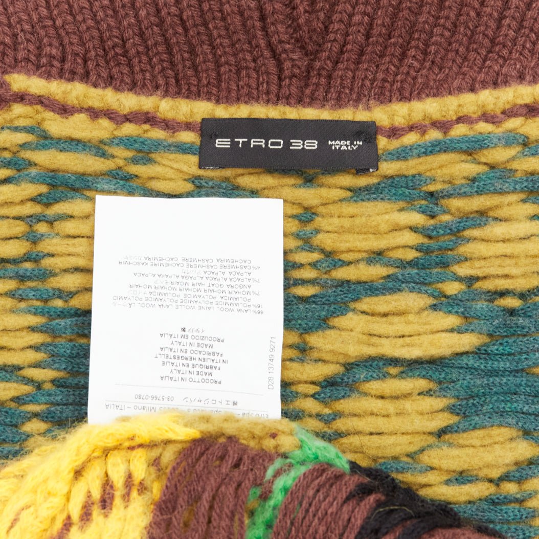 Etro Fringe Jacquard Cardigan - Image 10