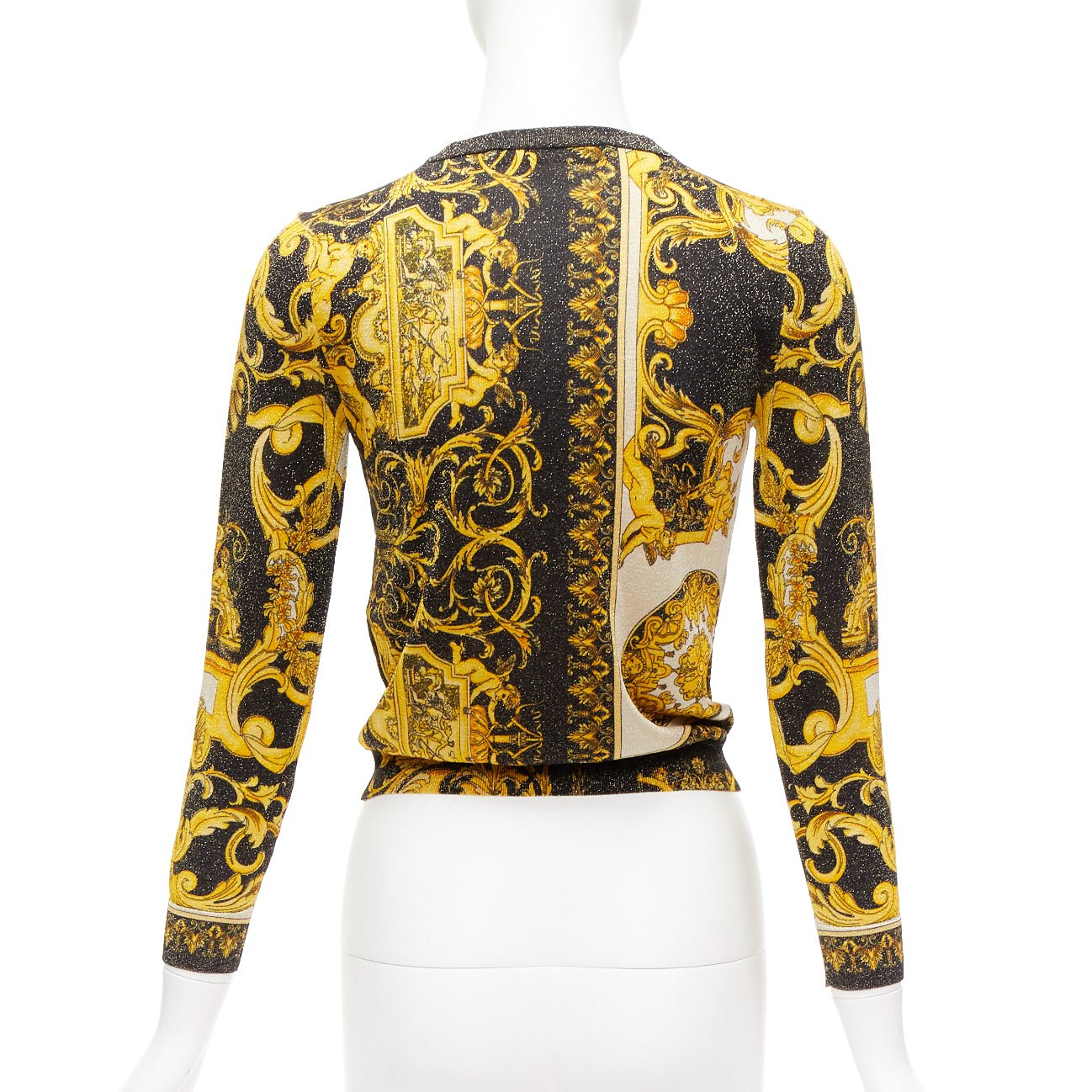 Versace Barocco Medusa Cardigan - Back view