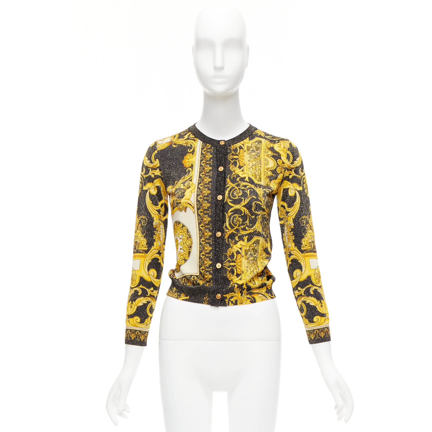 Versace Barocco Medusa Cardigan - Image 11