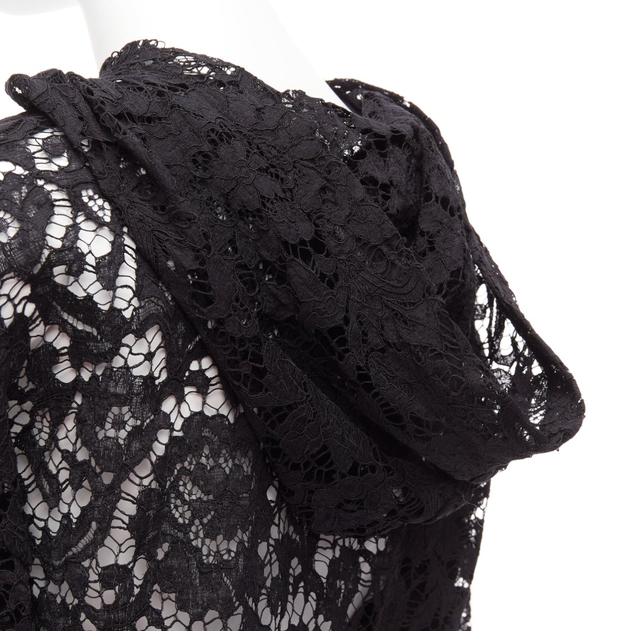 Valentino Garavani Floral Lace Hoodie - Detail 2