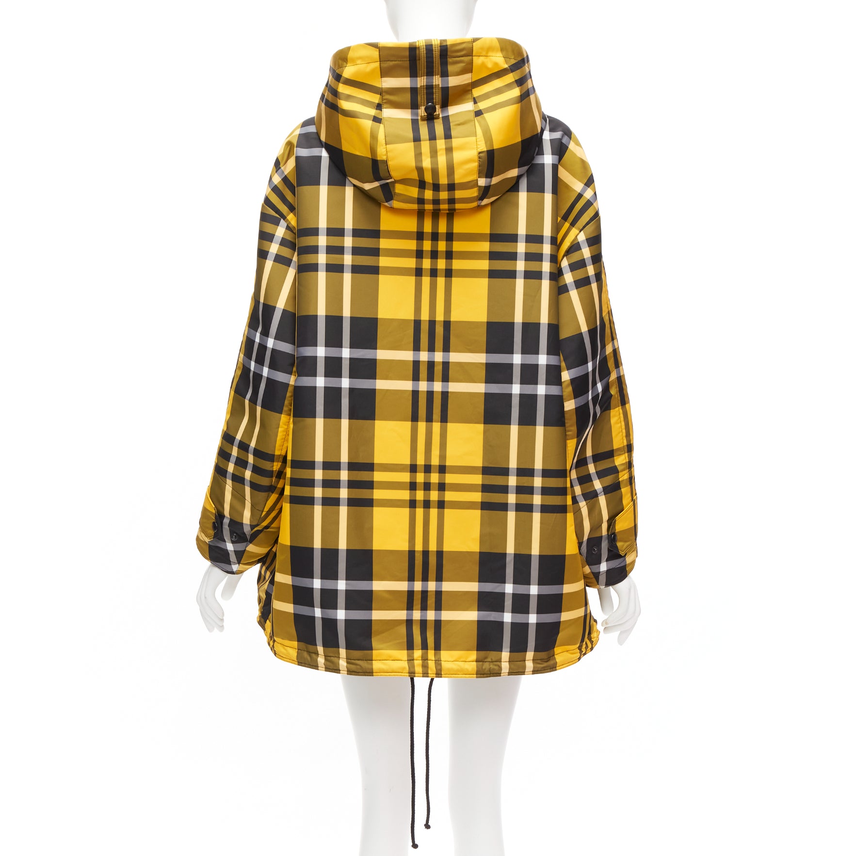 Christian Dior Tartan Nylon Popover - Side view