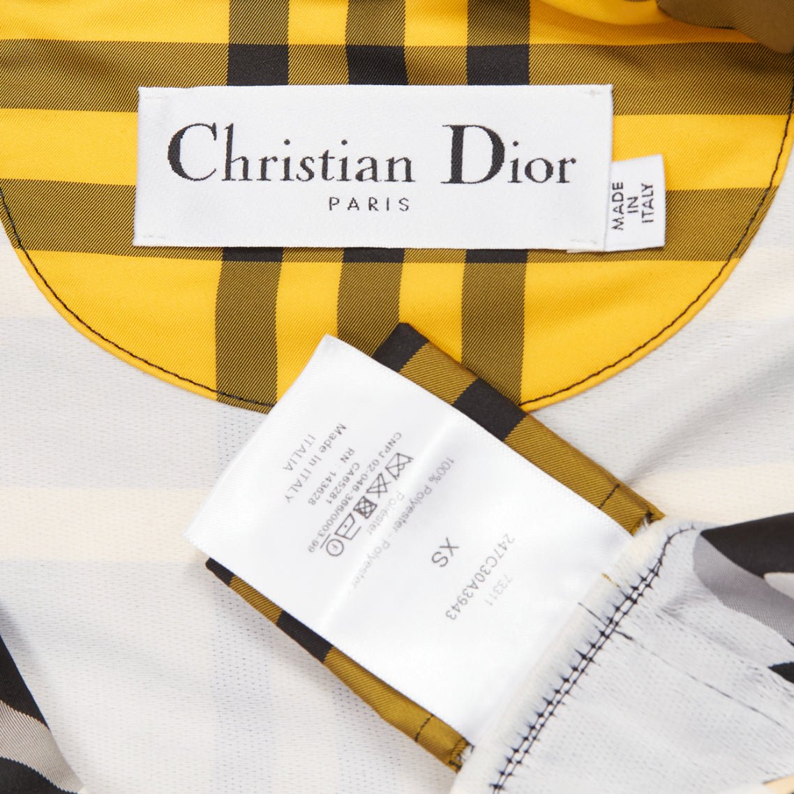 Christian Dior Tartan Nylon Popover - Image 10