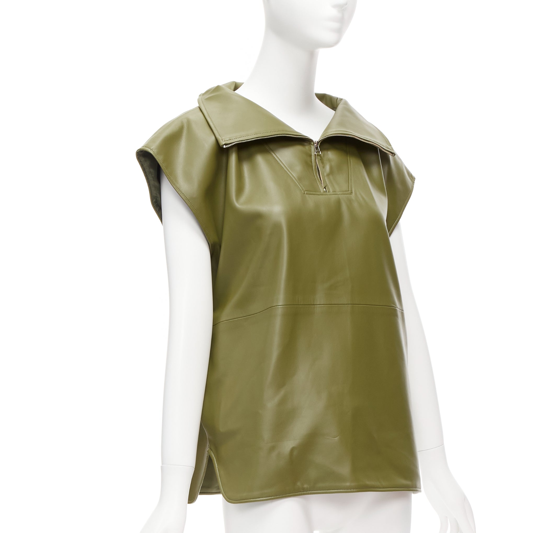 The Frankie Shop Faux Leather Popover - Image 6