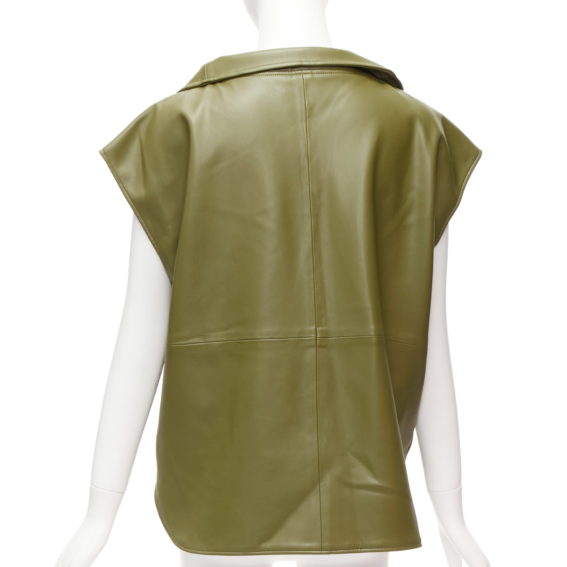 The Frankie Shop Faux Leather Popover - Side view