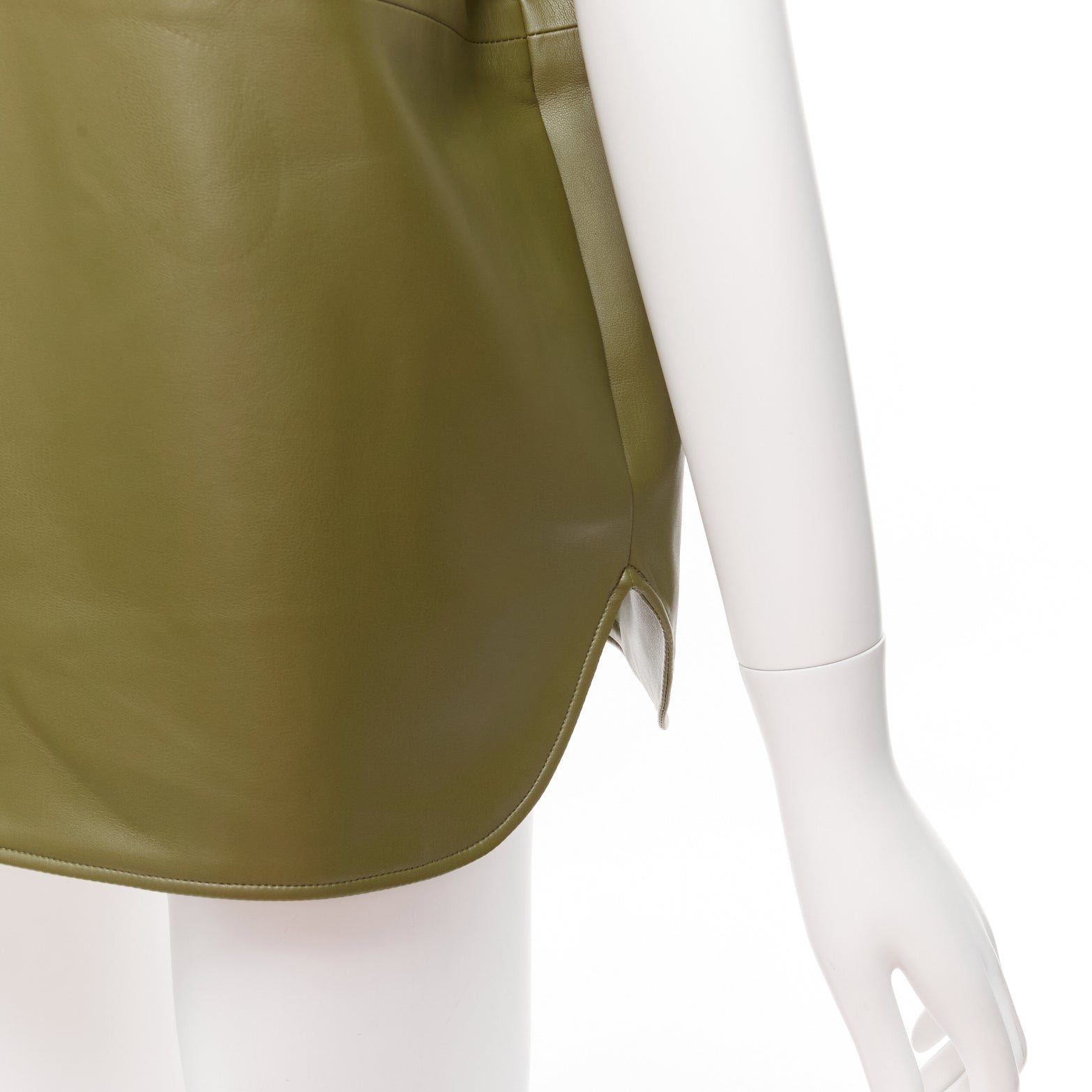 The Frankie Shop Faux Leather Popover - Detail 2