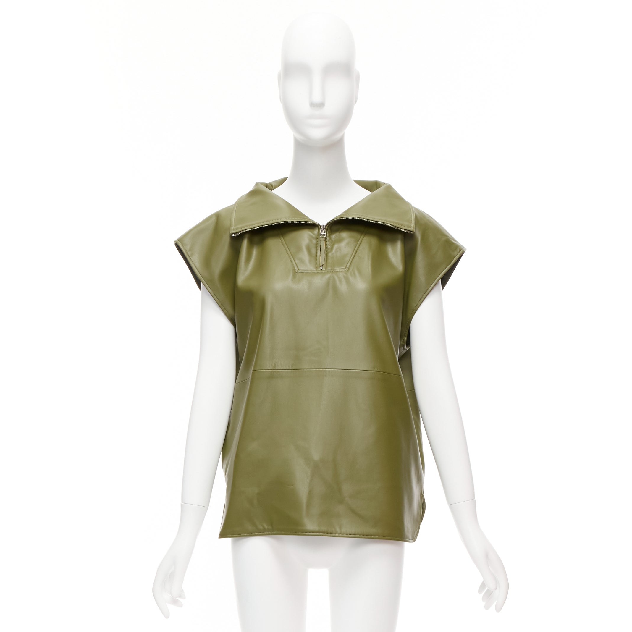 The Frankie Shop Faux Leather Popover - Image 11