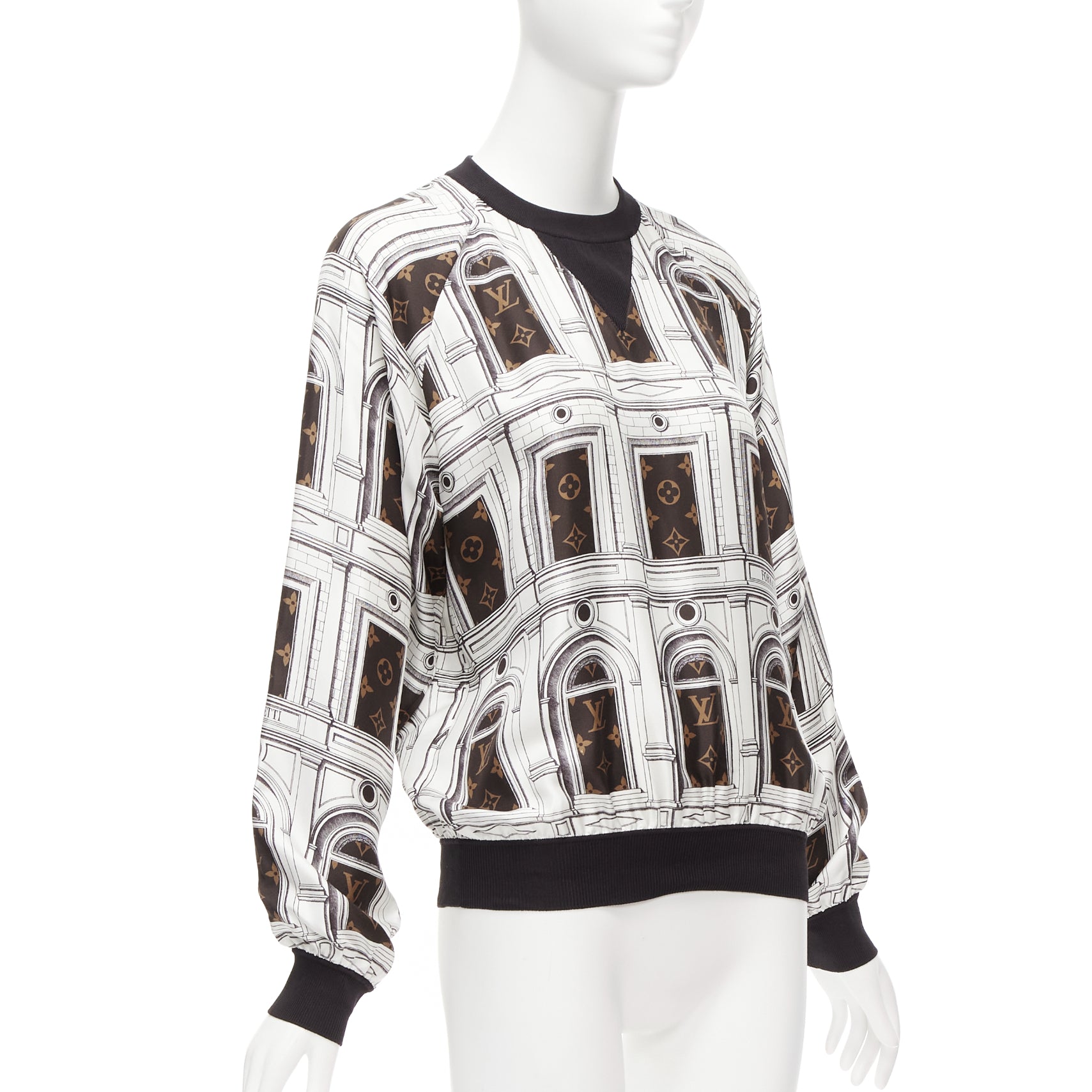 Louis Vuitton Silk Graphic Sweater - Image 6