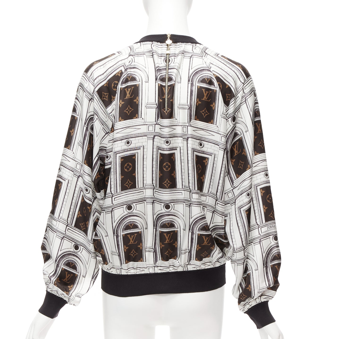 Louis Vuitton Silk Graphic Sweater - Side view