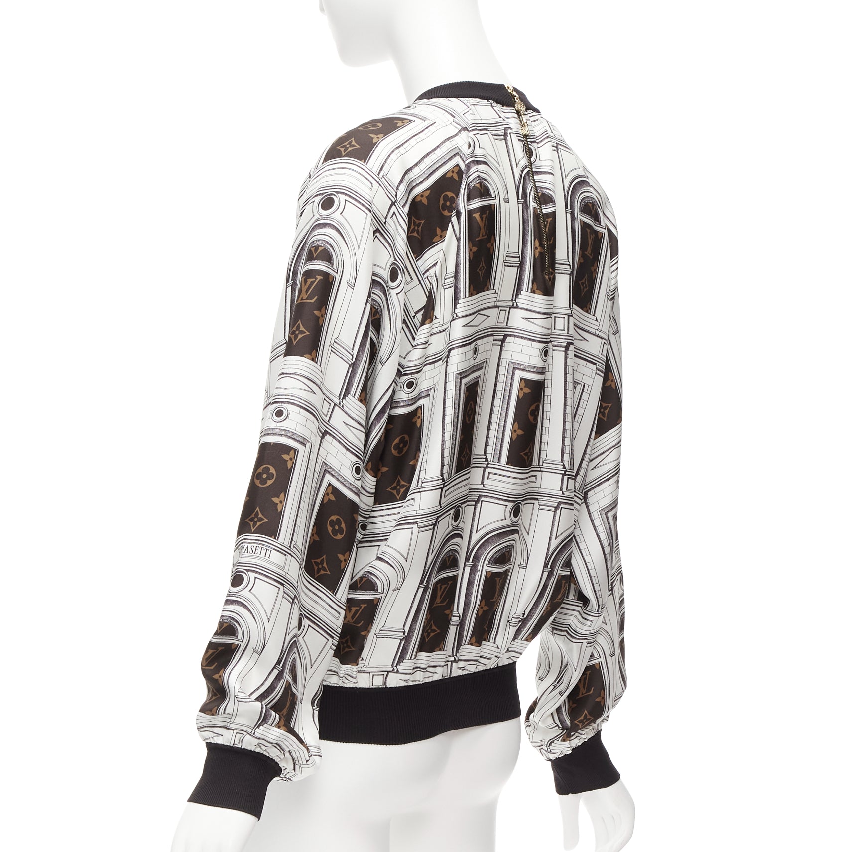 Louis Vuitton Silk Graphic Sweater - Detail 1