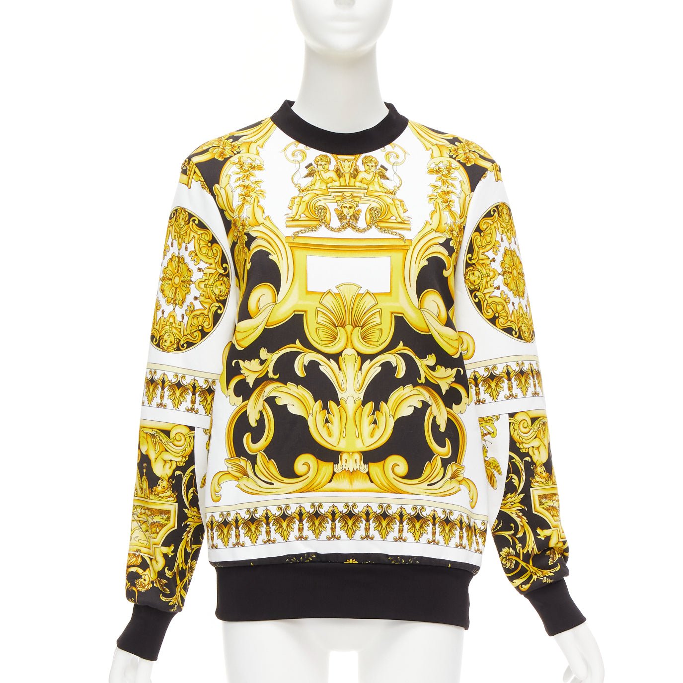 Versace Barocco Print Sweater