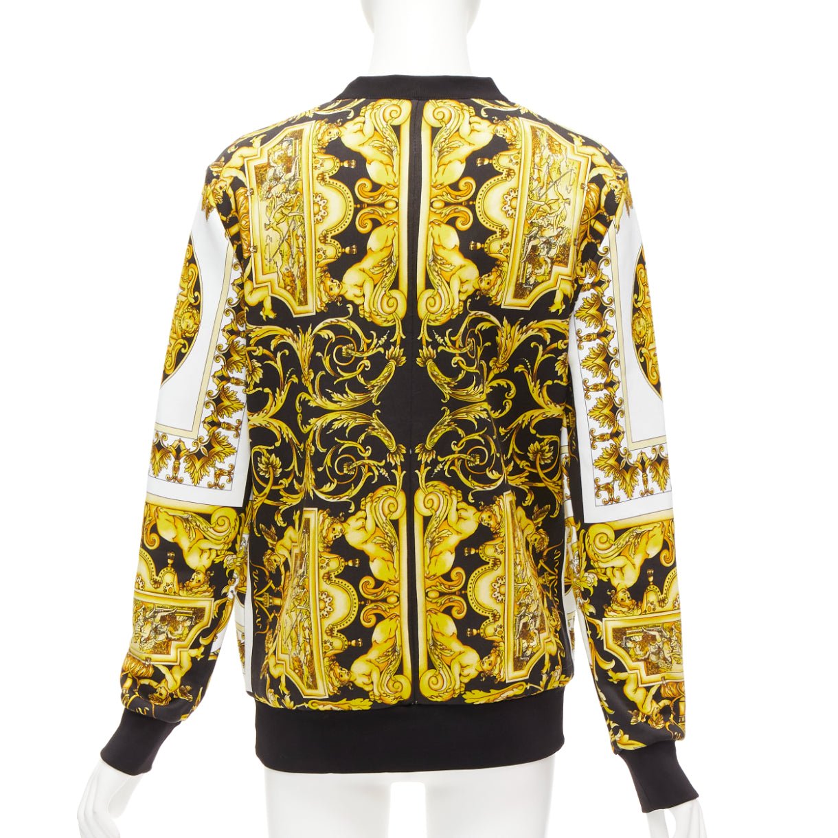 Versace Barocco Print Sweater - Back view