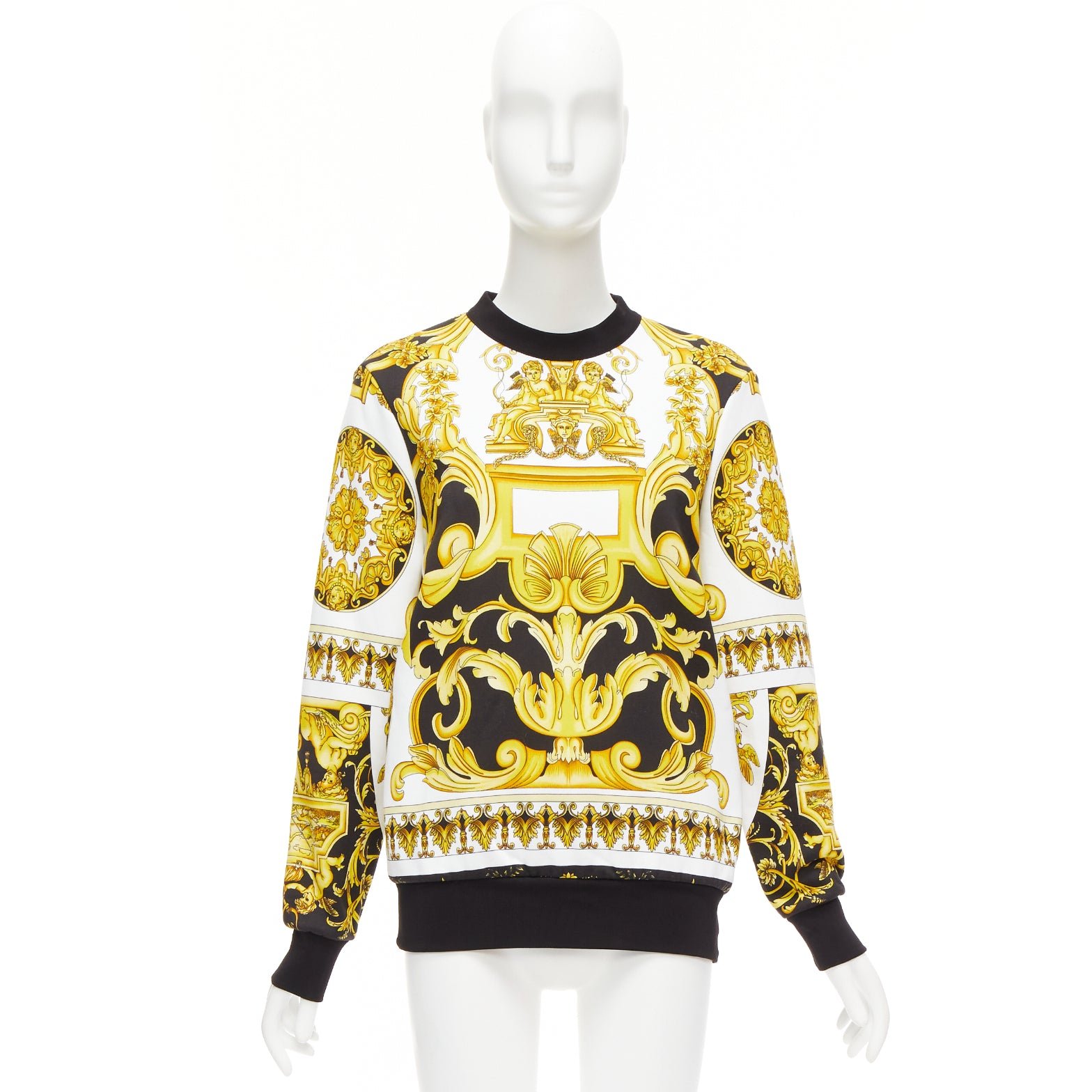 Versace Barocco Print Sweater - Image 11