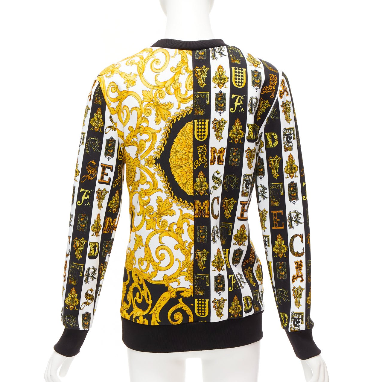 Versace Mixed Barocco Sweater - Back view