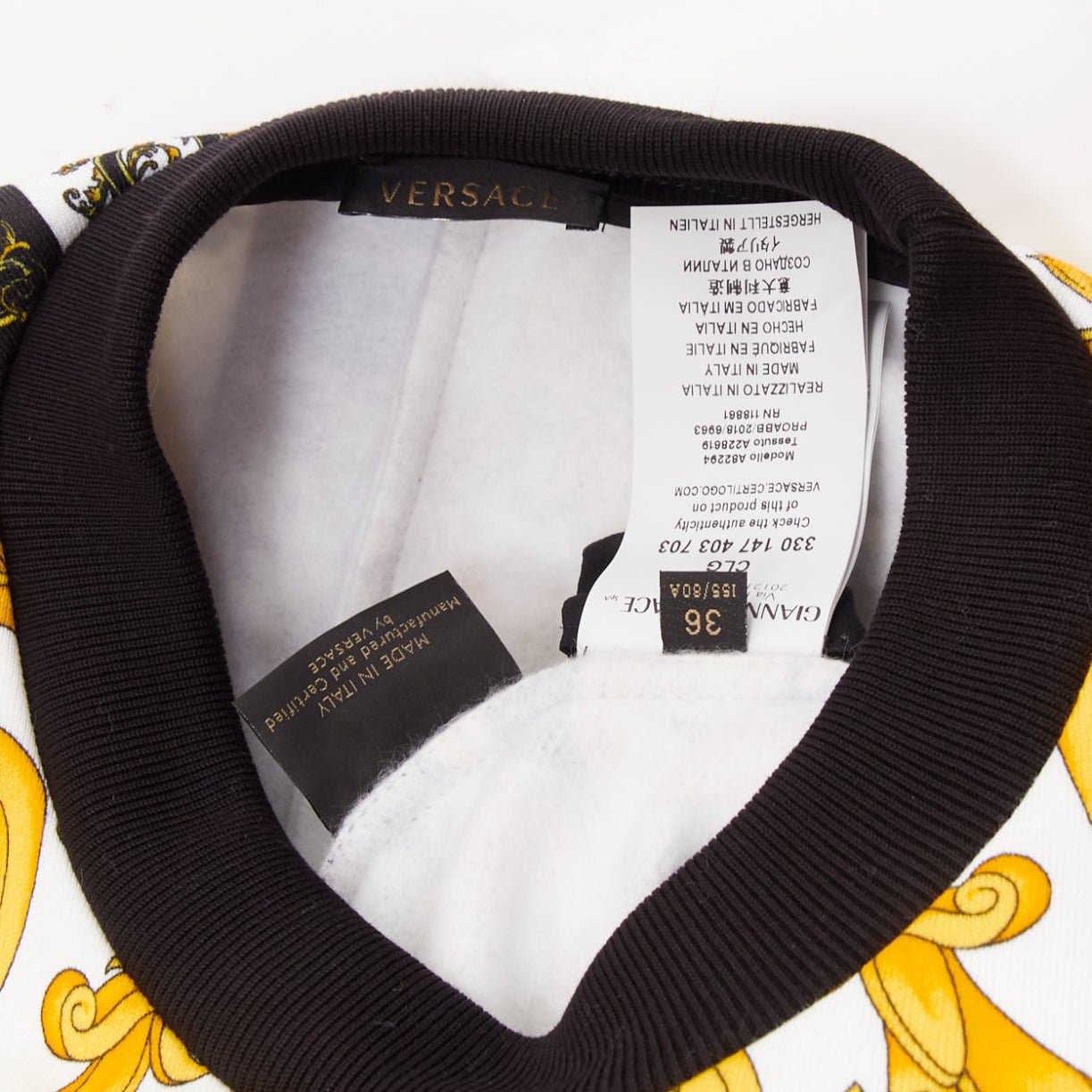 Versace Mixed Barocco Sweater - Image 10