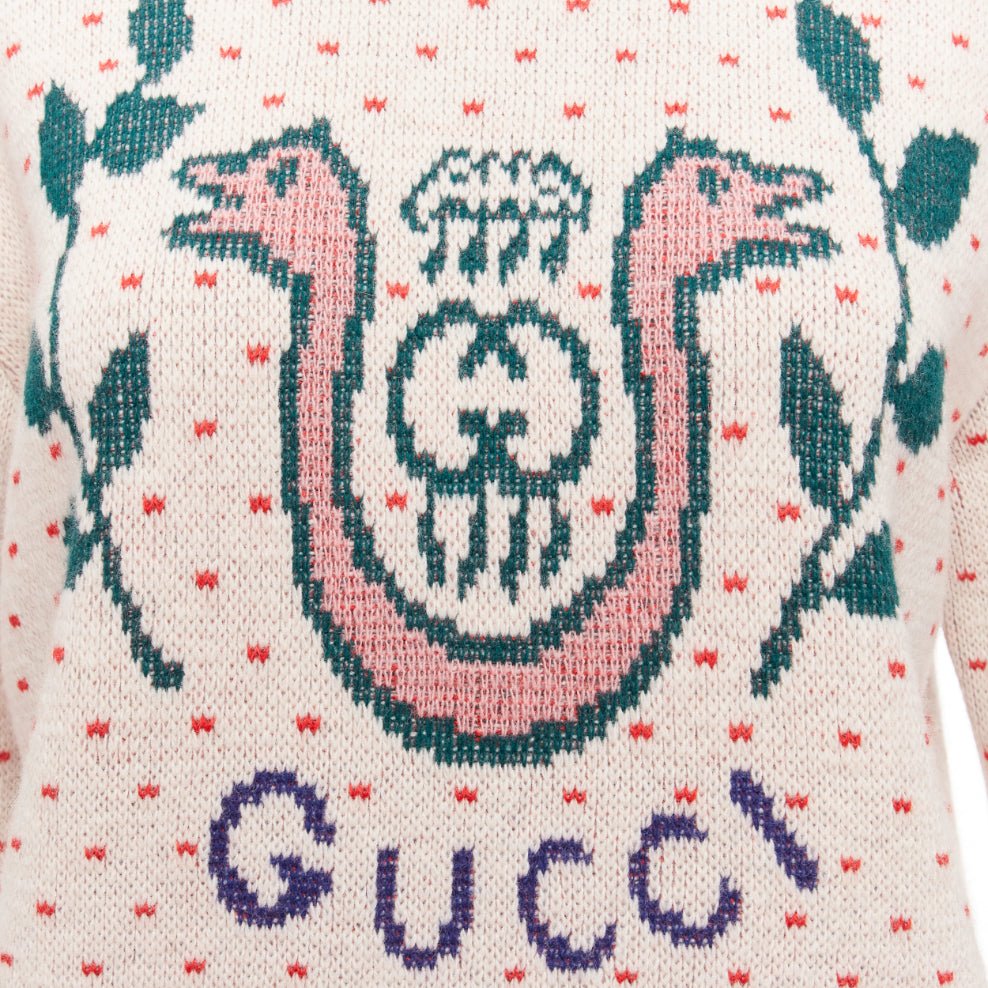 Gucci Fairisle Crest Sweater - Back view