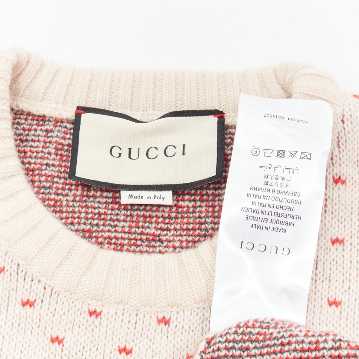 Gucci Fairisle Crest Sweater - Image 10