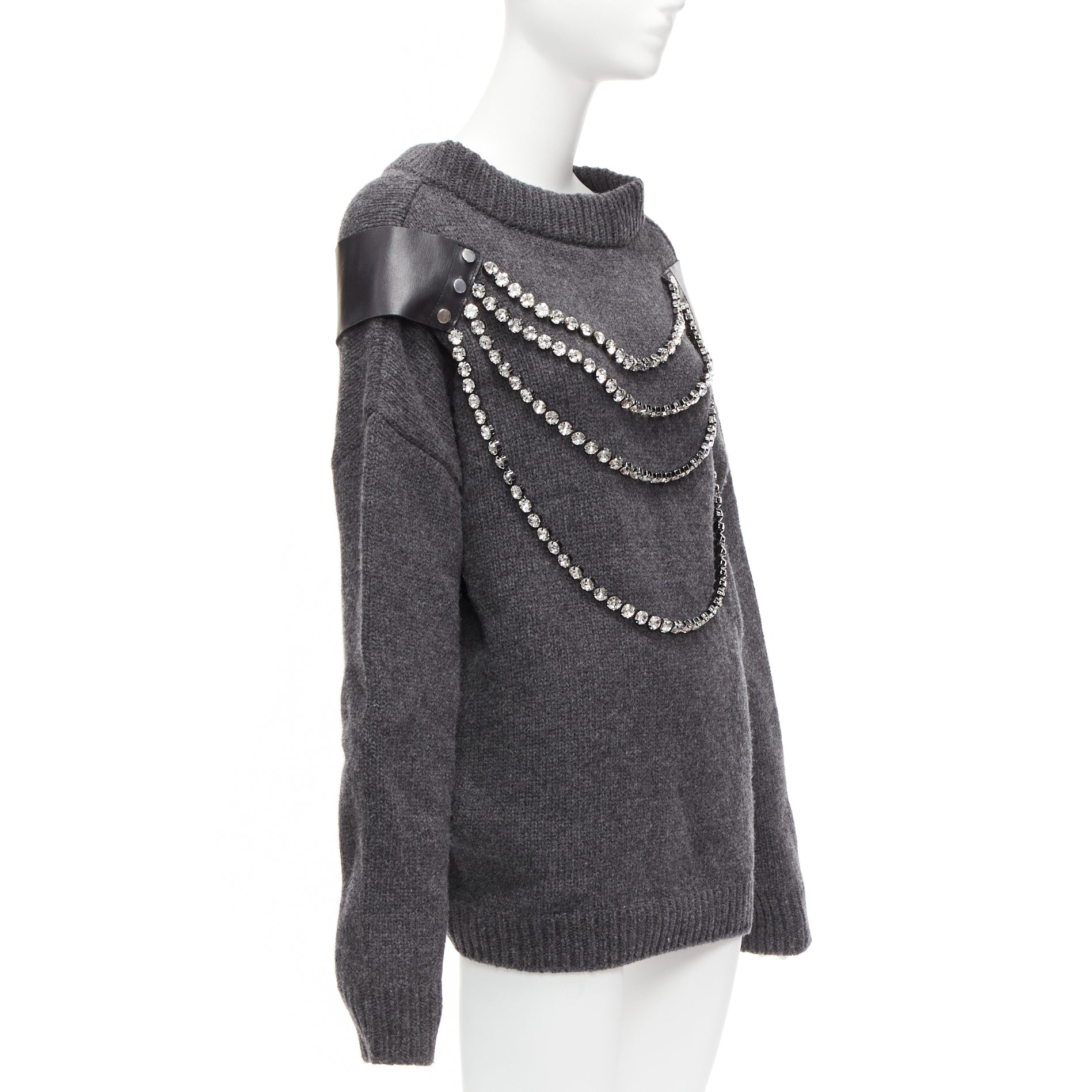 Christopher Kane Rhinestone Sweater Dress - Image 6