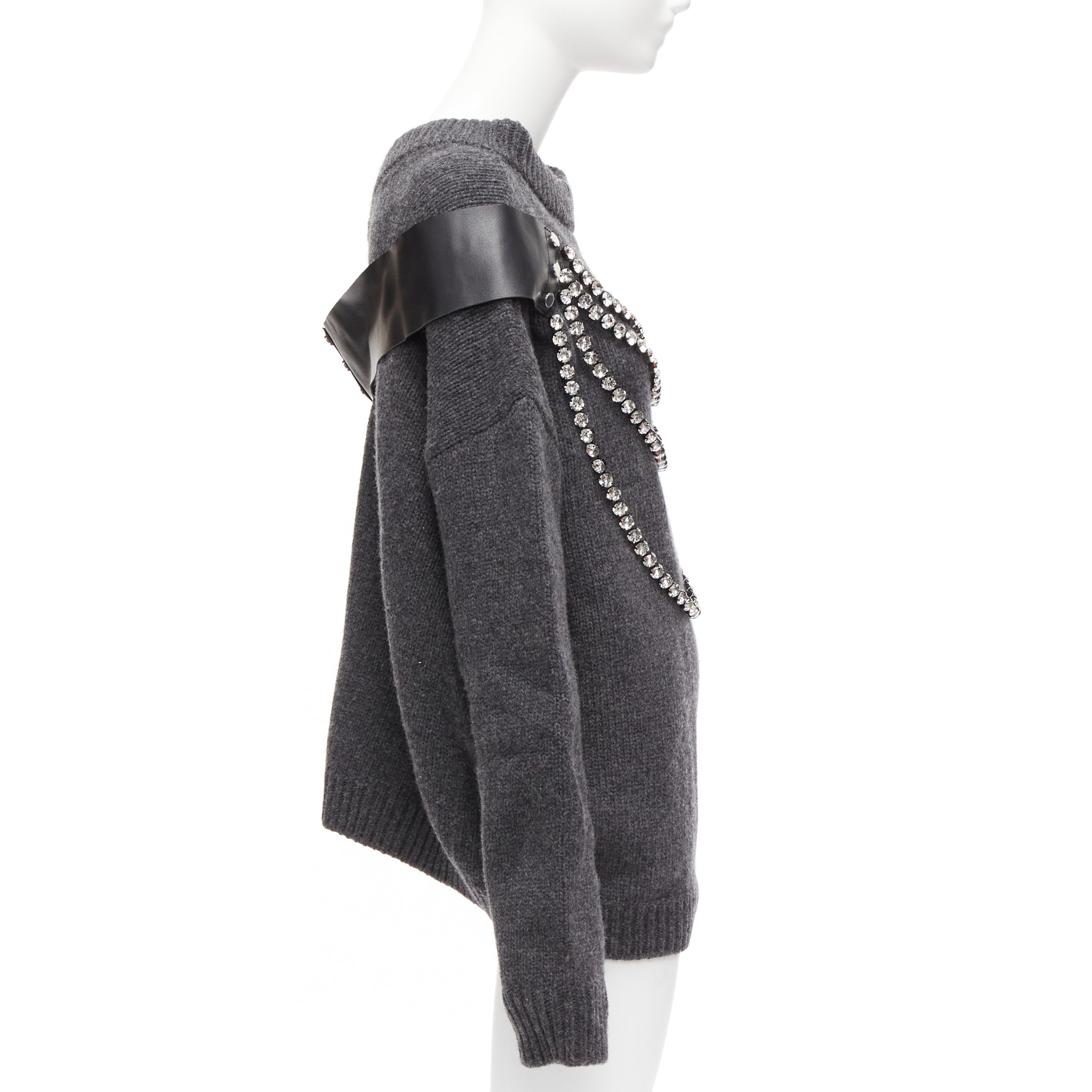 Christopher Kane Rhinestone Sweater Dress - 4