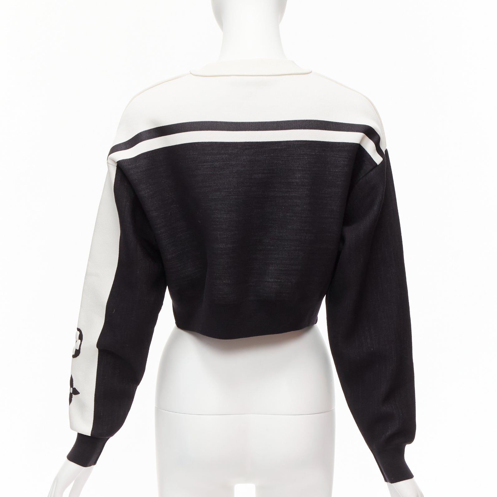 Louis Vuitton Floral Cropped Sweater - Side view