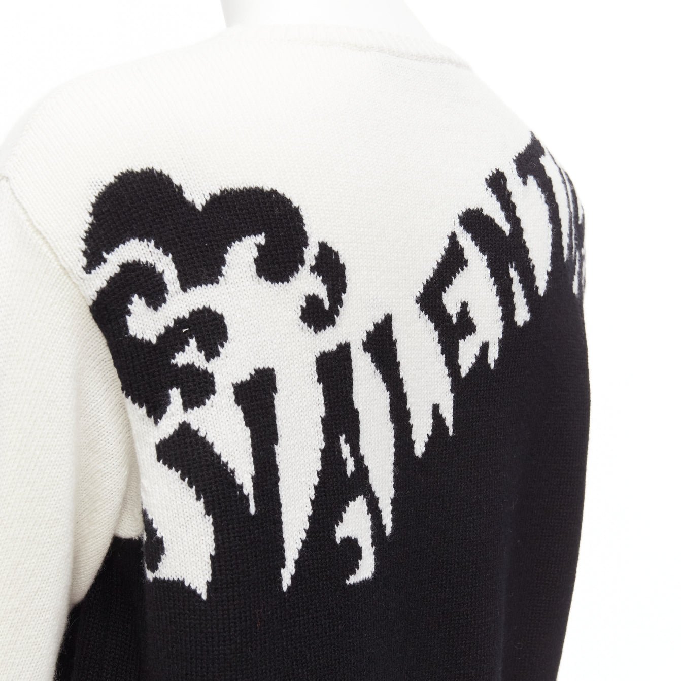 Valentino Garavani Waves Graphic Sweater - Back view