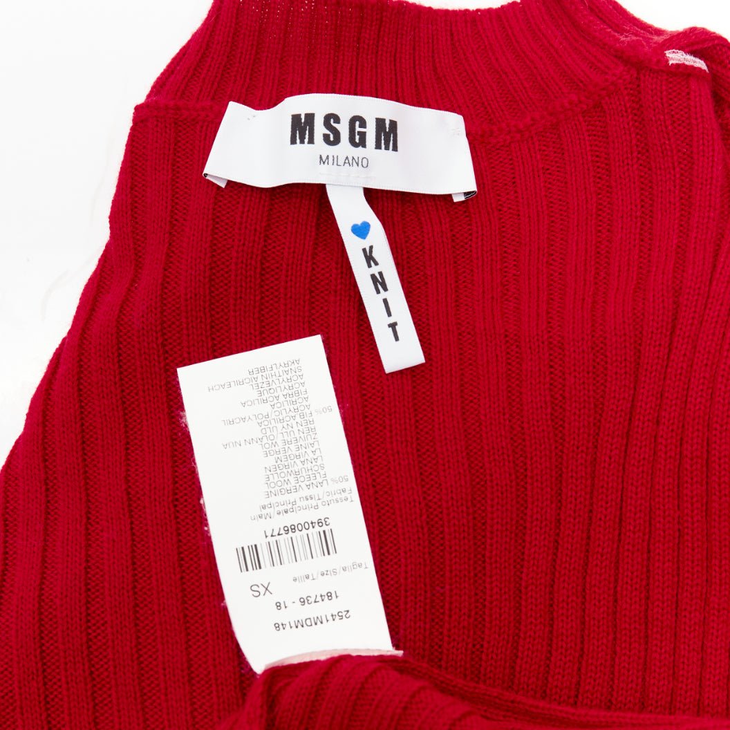 Msgm Ruffle Knit Sweater - Image 10