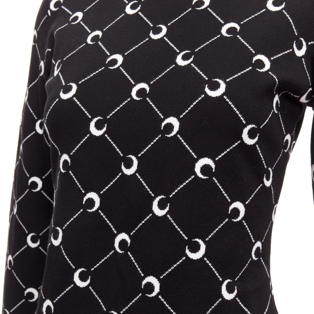 Marine Serre Crescent Moon Sweater - Back view