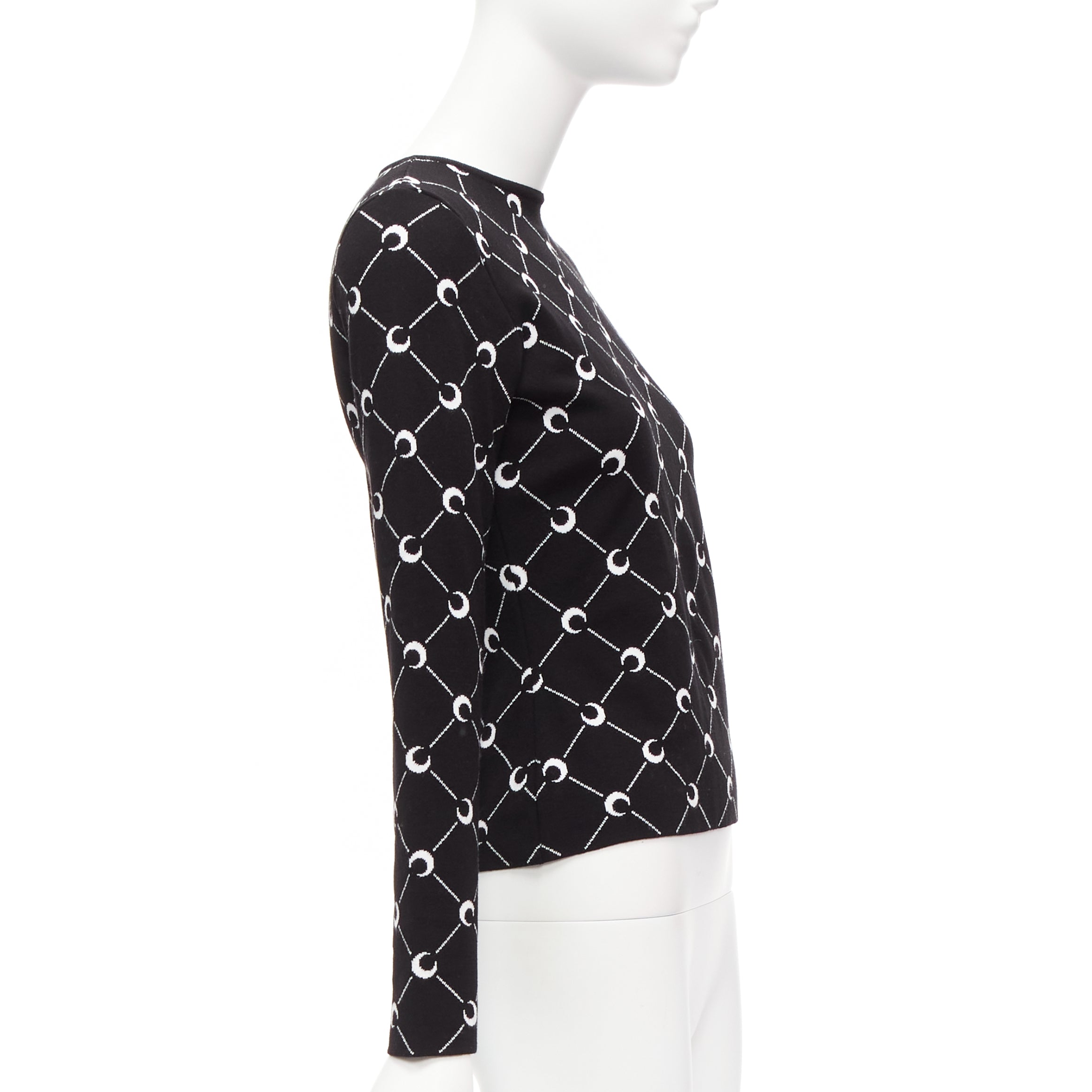 Marine Serre Crescent Moon Sweater - Detail 1