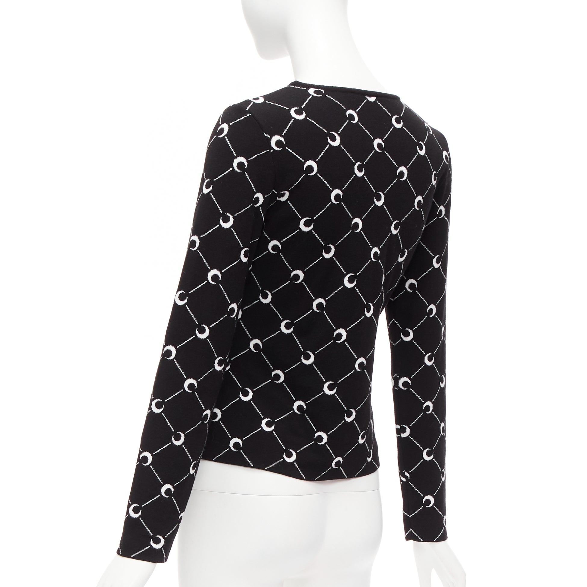 Marine Serre Crescent Moon Sweater - Detail 2