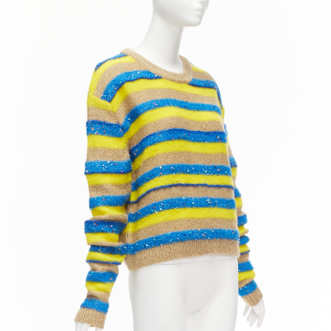Ashish Striped Lurex Sweater - Image 6