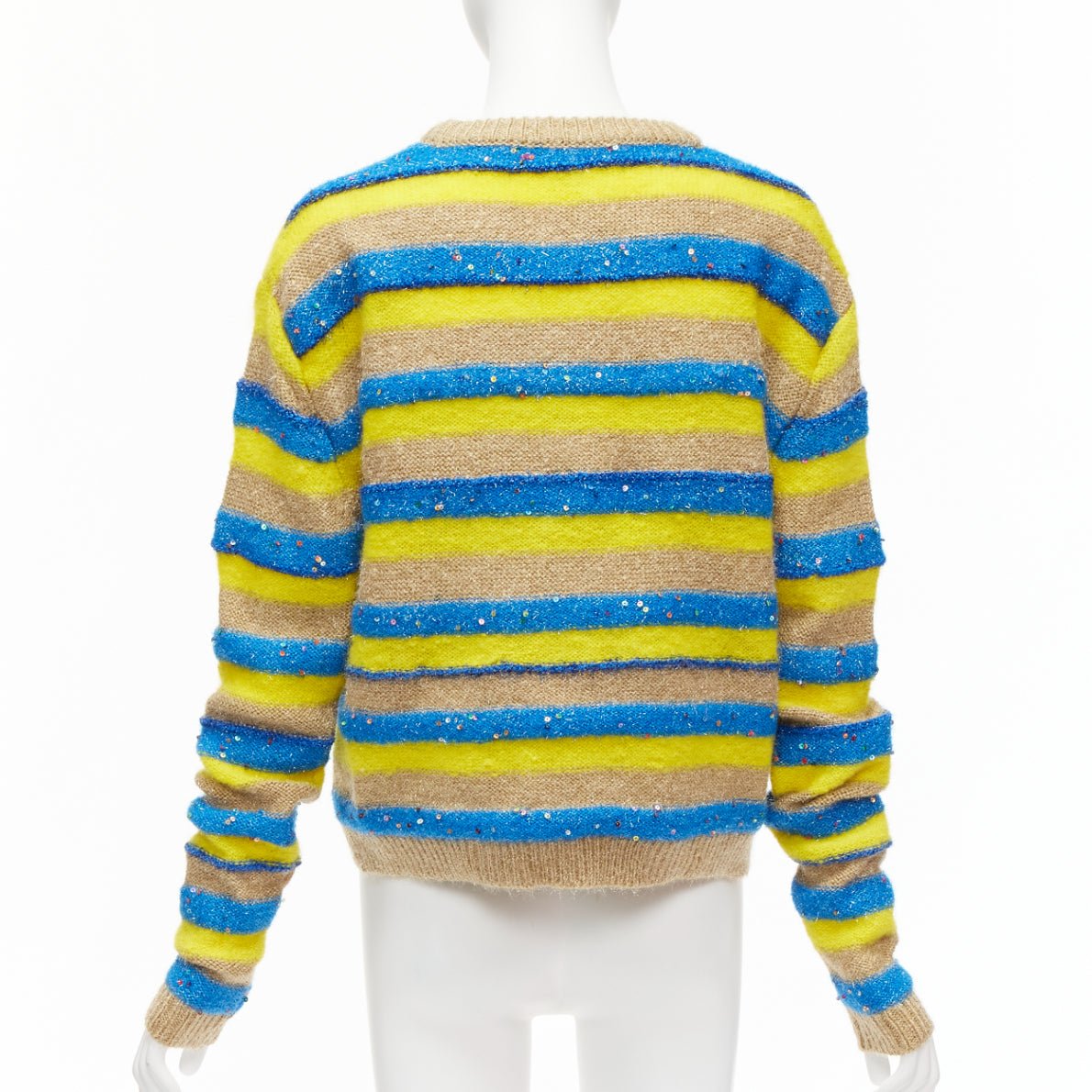 Ashish Striped Lurex Sweater - Side view