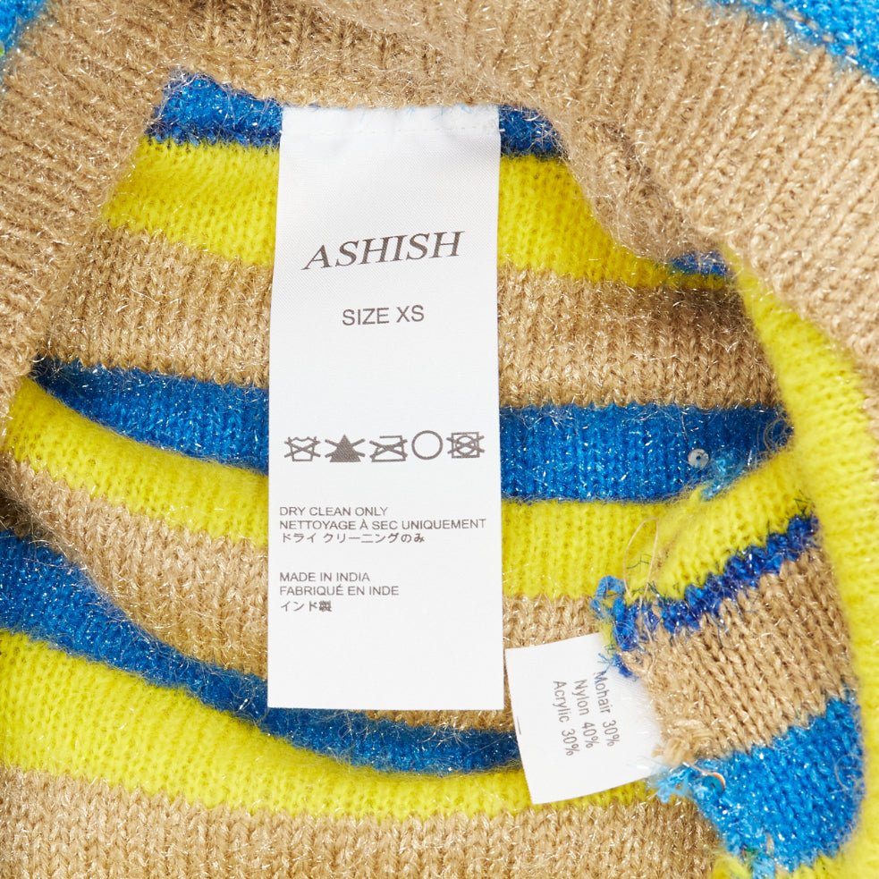 Ashish Striped Lurex Sweater - Image 10