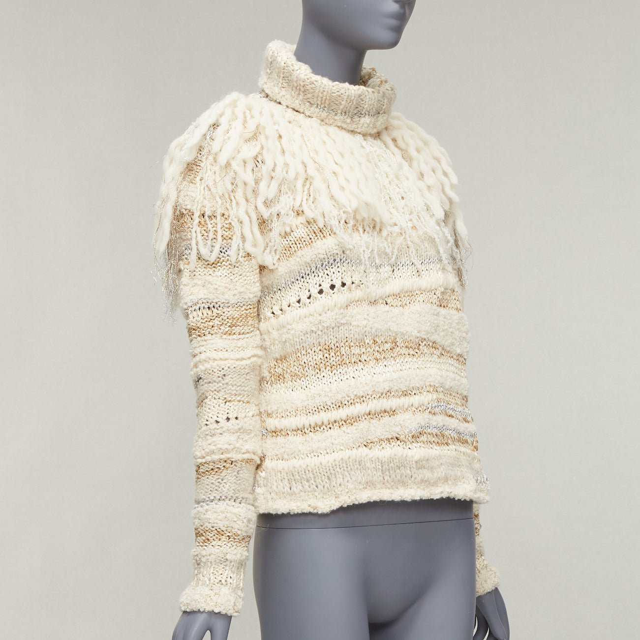 Prabal Gurung Fringe Crochet Sweater - Image 6