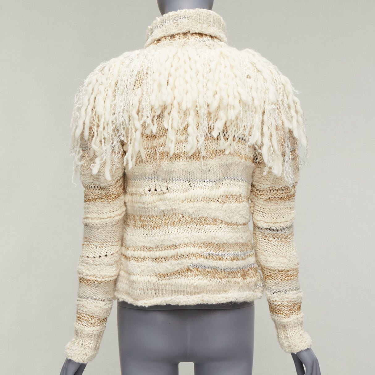 Prabal Gurung Fringe Crochet Sweater - Side view