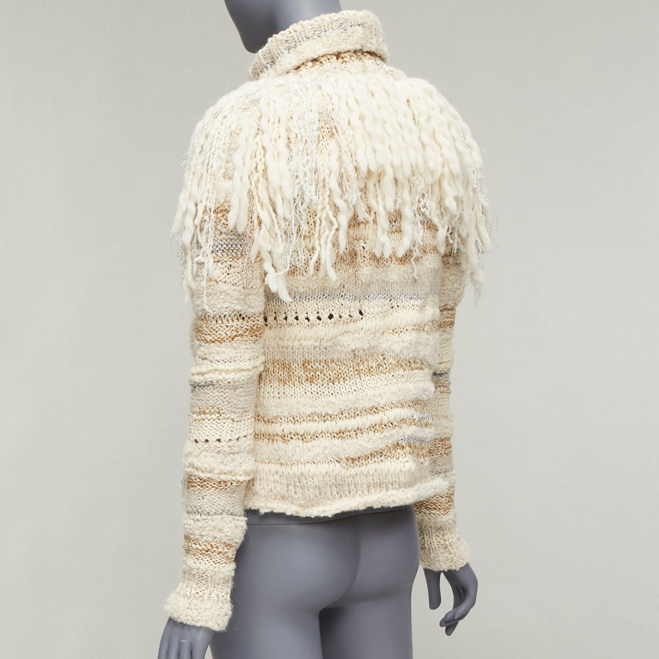 Prabal Gurung Fringe Crochet Sweater - Detail 1