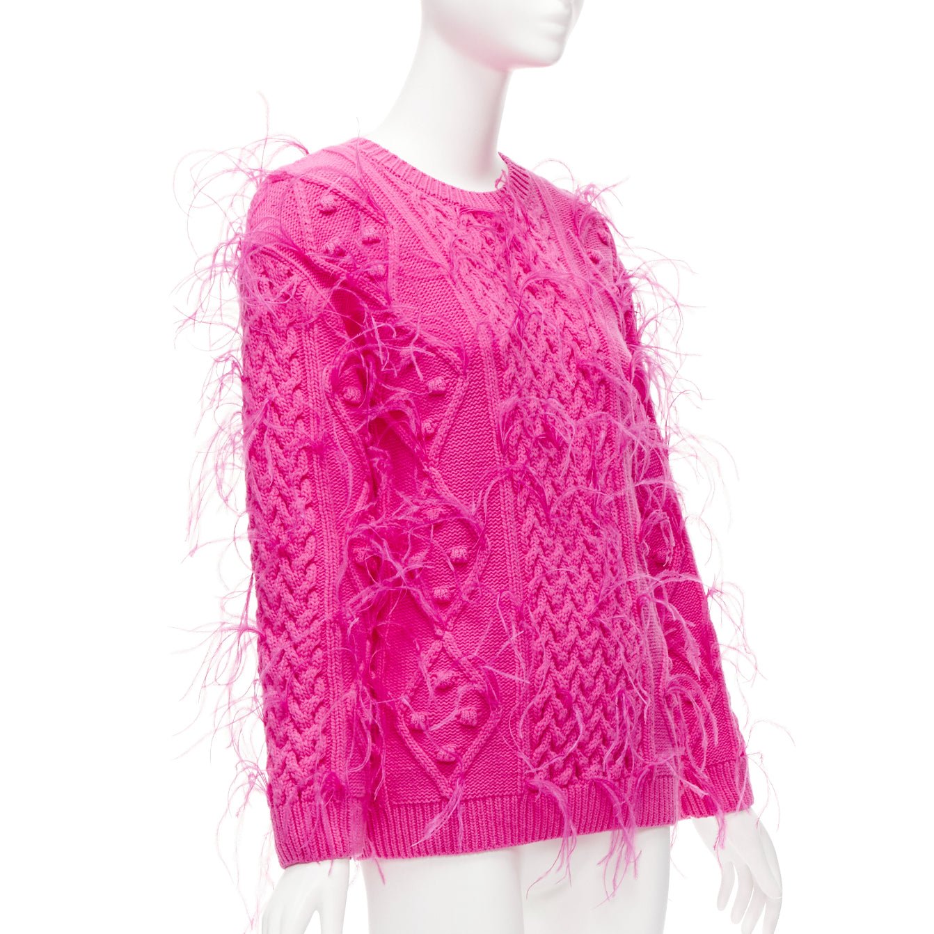 Valentino Garavani Feather Cable Sweater - Image 6