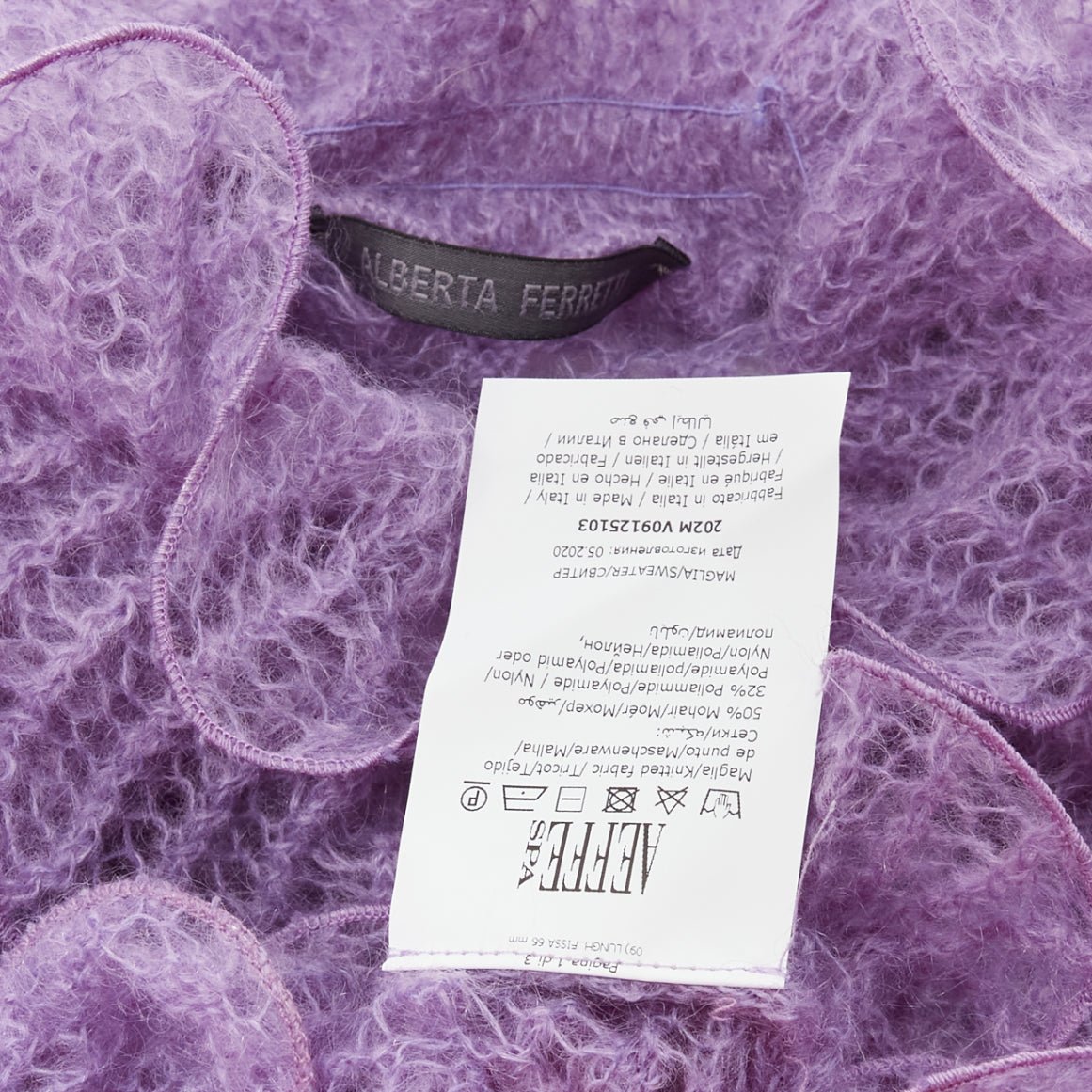 Alberta Ferretti Ruffle Knit Sweater - Image 10