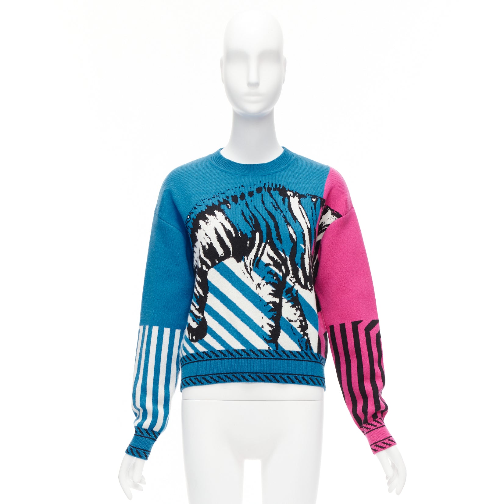 Christian Dior Zebra Graphic Sweater - Image 11