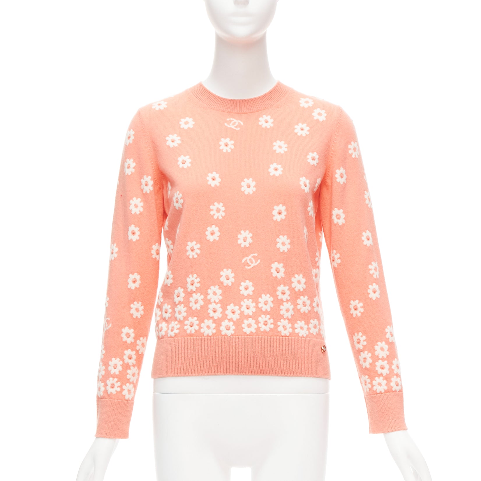 Chanel Floral CC Pullover
