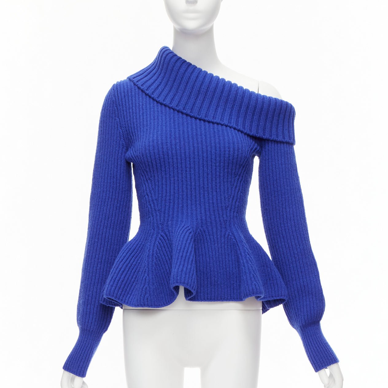 Alexander Mcqueen Off Shoulder Peplum