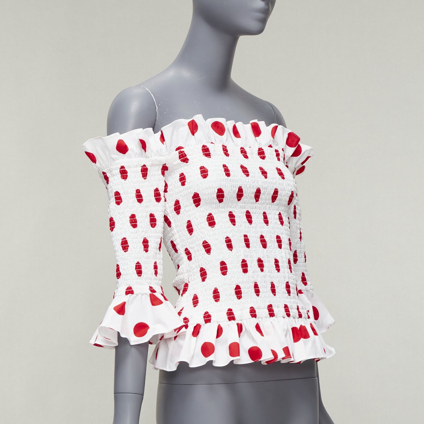 Caroline Constas Polka Dot Top - Image 6