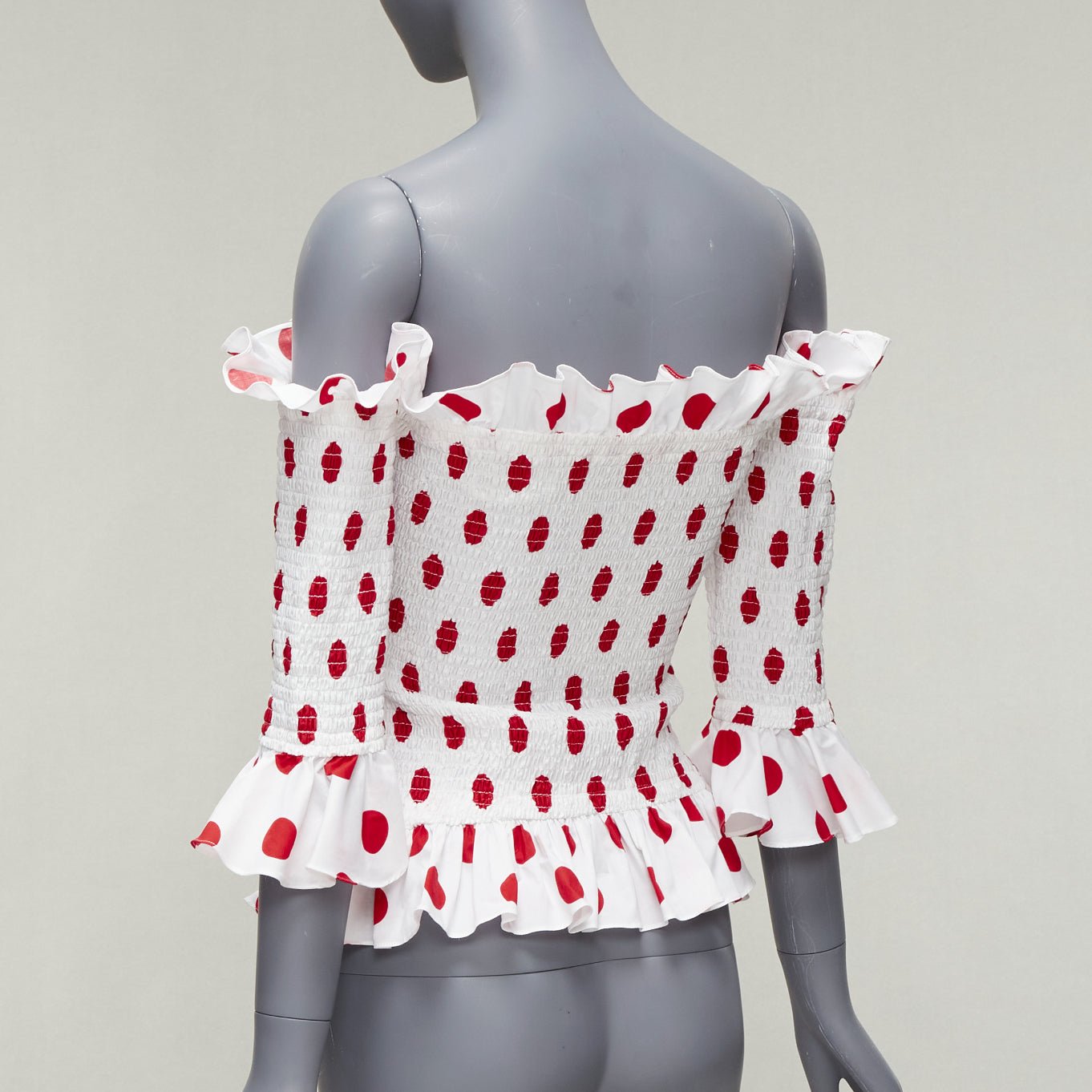 Caroline Constas Polka Dot Top - Detail 1
