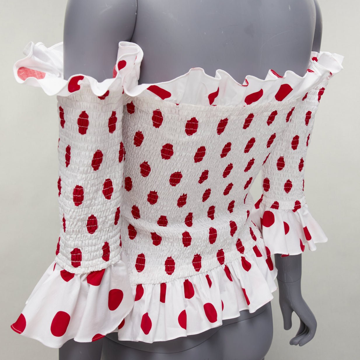 Caroline Constas Polka Dot Top - Detail 2