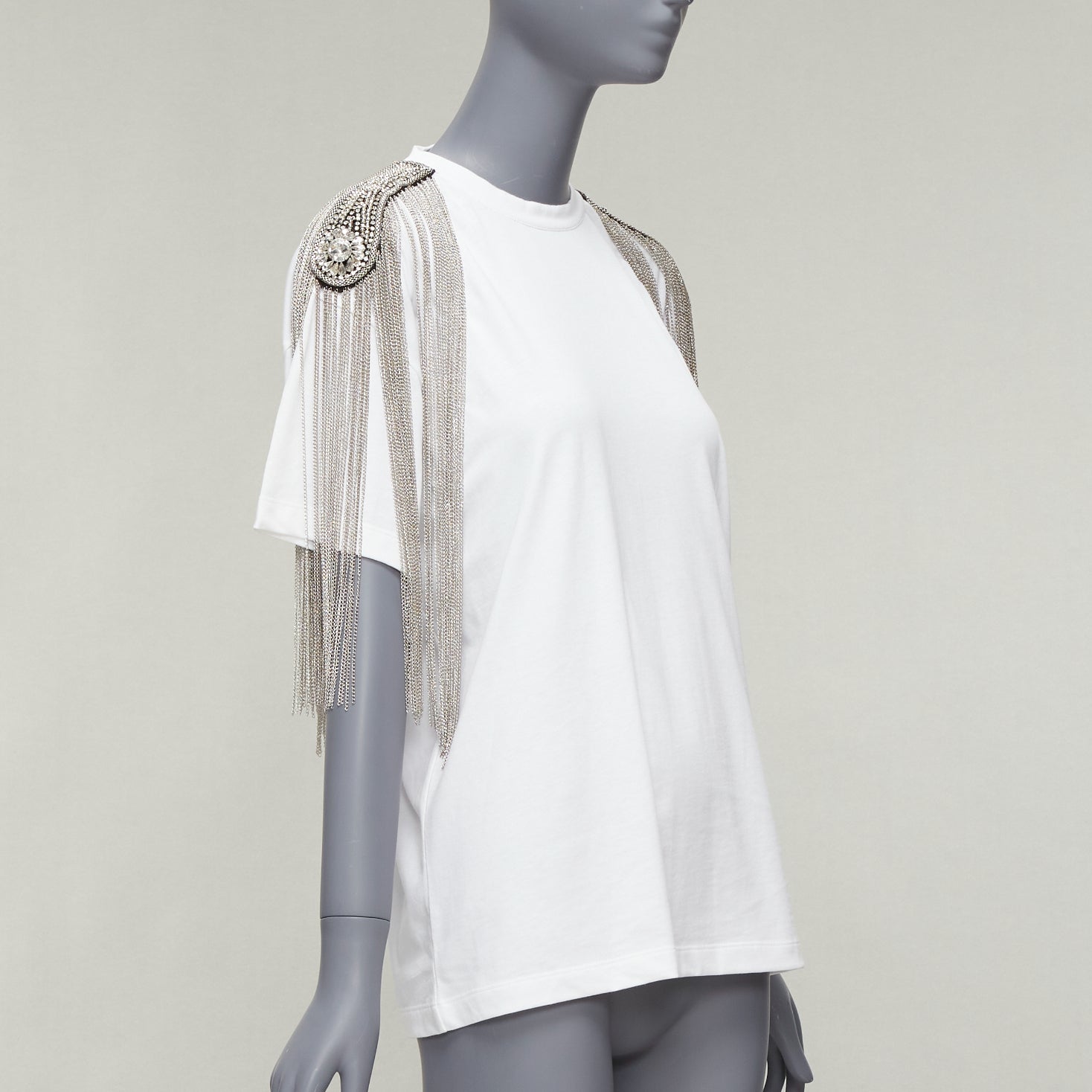 Christopher Kane Chain Shoulder Shirt - Image 6