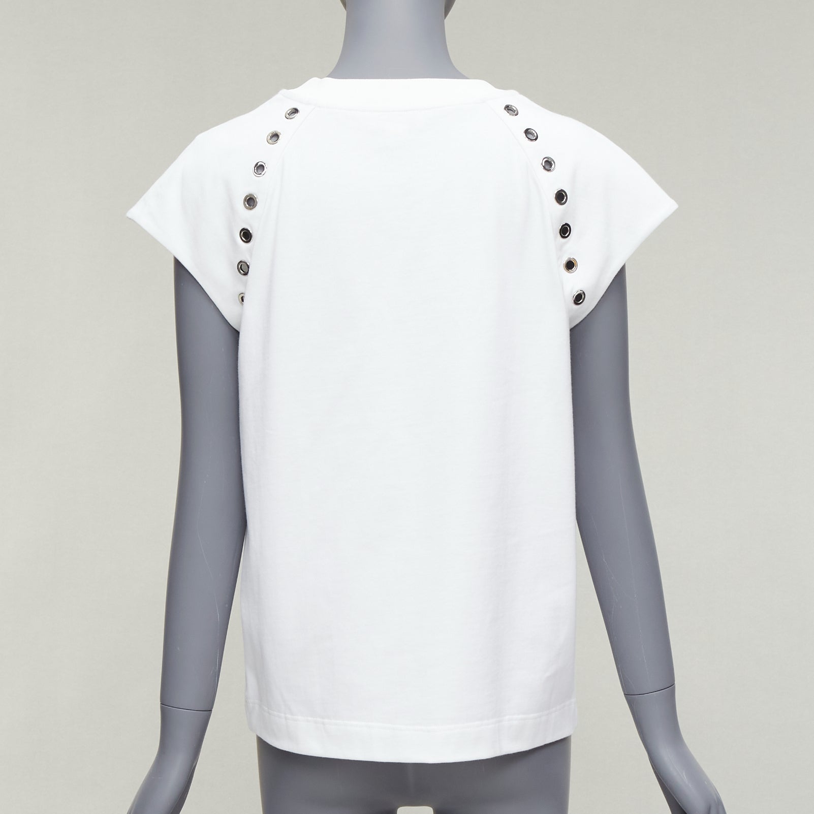 Alexander Mcqueen Eyelet Studded Top - Side view