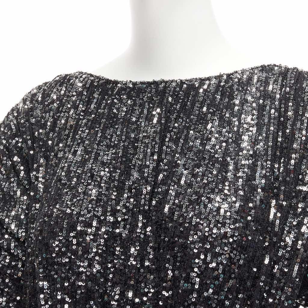 Saint Laurent Gradient Sequins Dress - Back view
