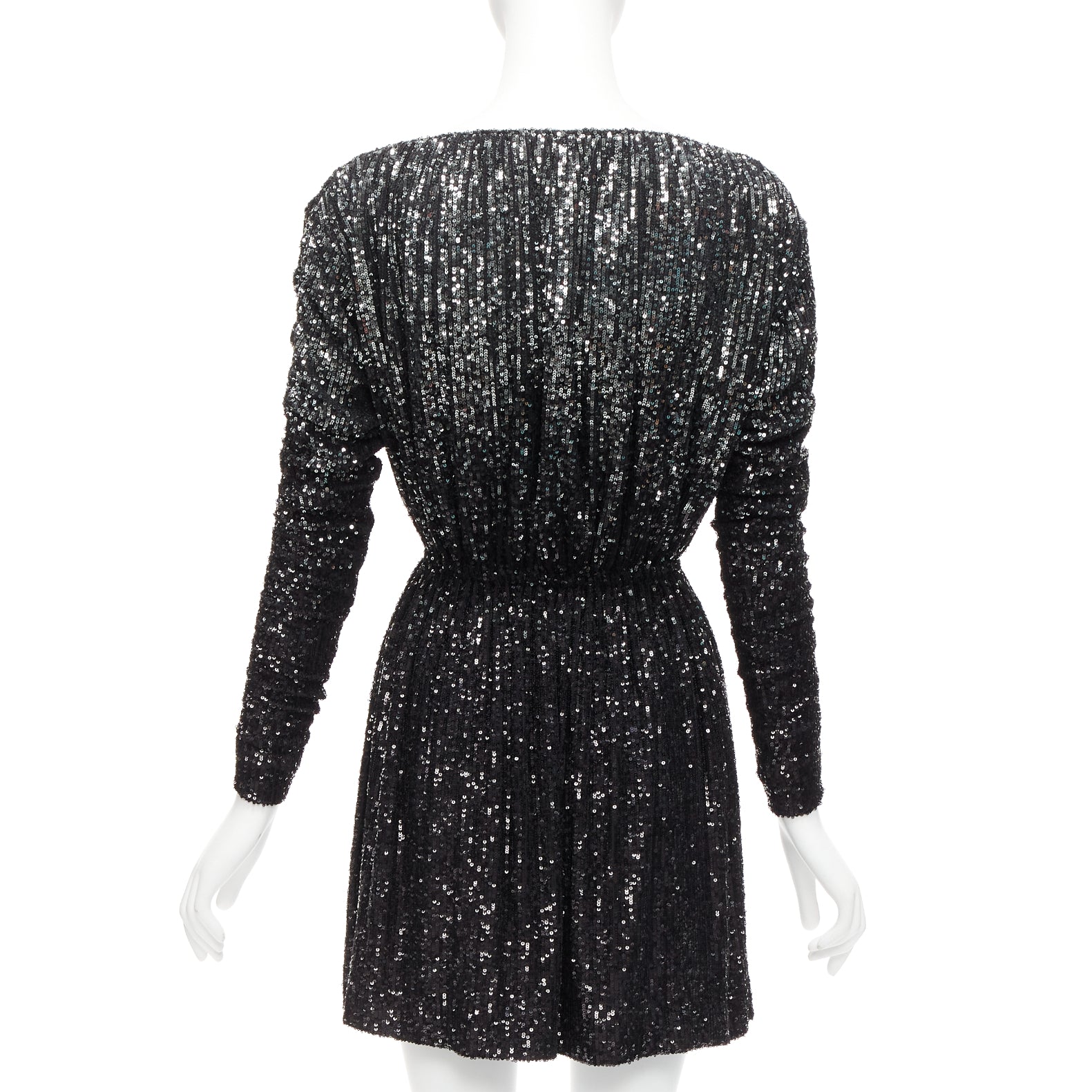 Saint Laurent Gradient Sequins Dress - Side view