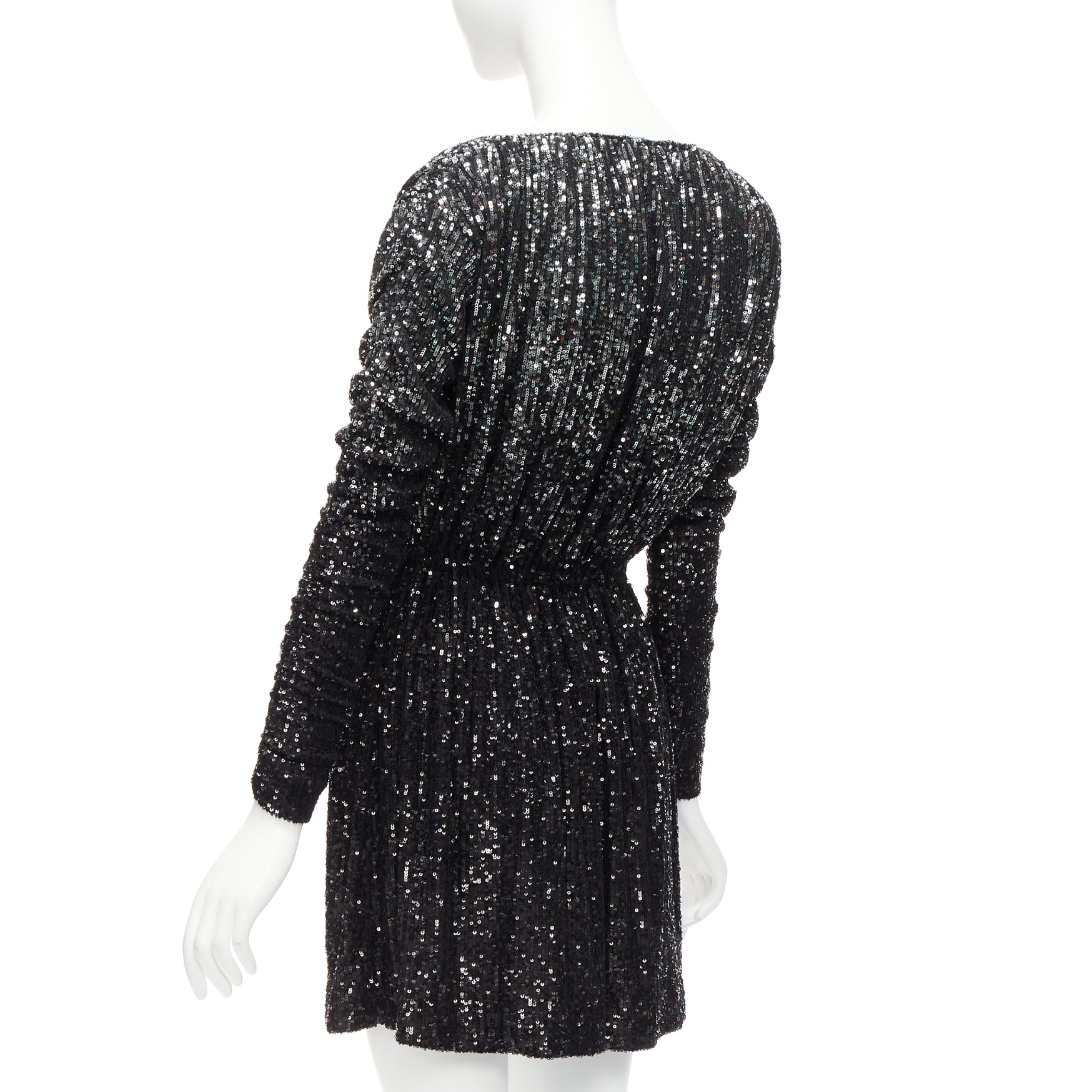 Saint Laurent Gradient Sequins Dress - Detail 1