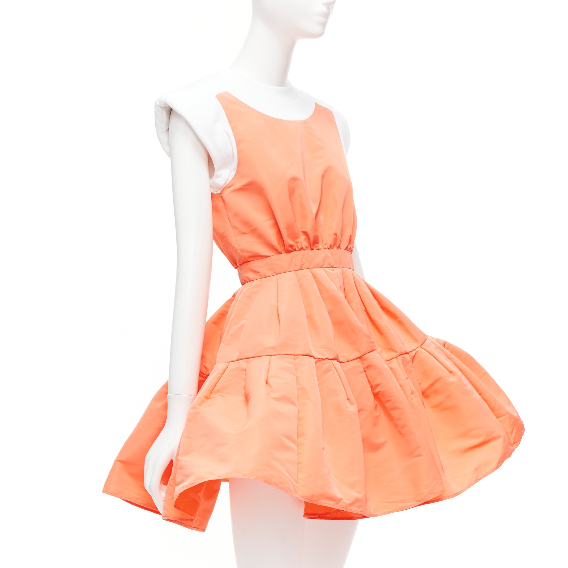 Alexander Mcqueen Taffeta Flared Dress - Image 6